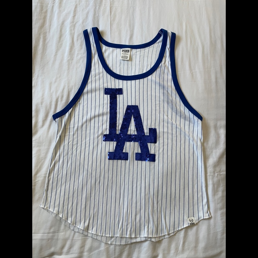 Victorias Secret Pink Dodger Tank Top